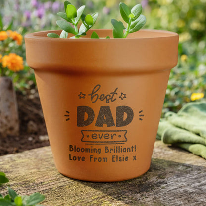 Personalised Best Ever Plant Pot Gift