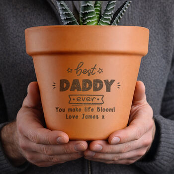 Personalised Best Ever Plant Pot Gift