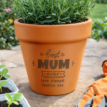 Personalised Best Ever Plant Pot Gift