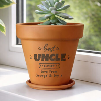 Personalised Best Ever Plant Pot Gift