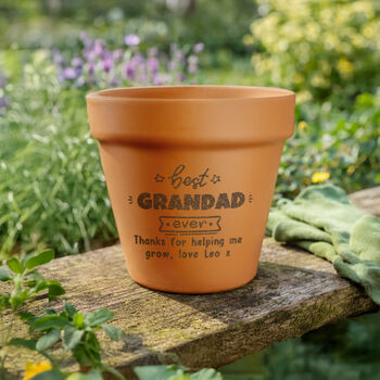 Personalised Best Ever Plant Pot Gift