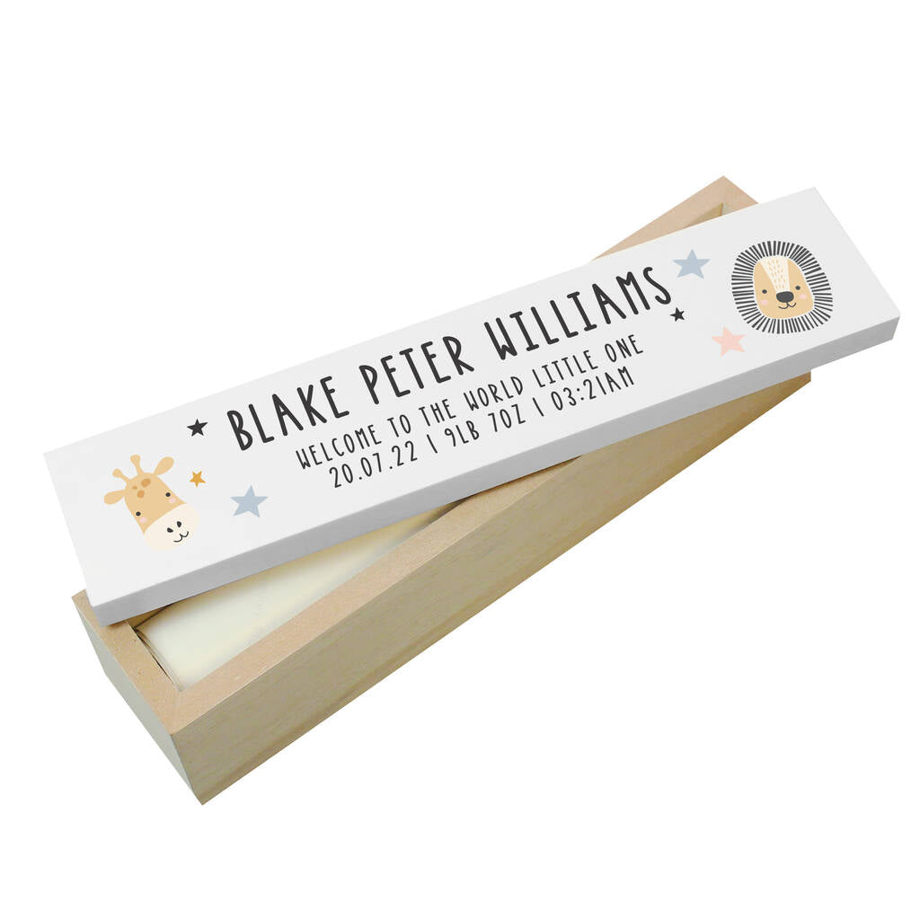 Personalised Birth Certificate Holder New Baby Gifts