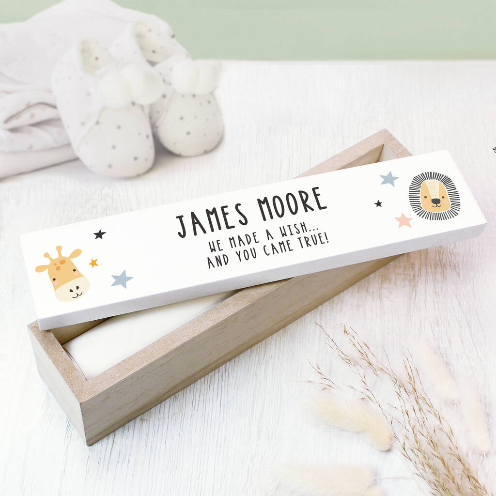 Personalised Birth Certificate Holder New Baby Gifts