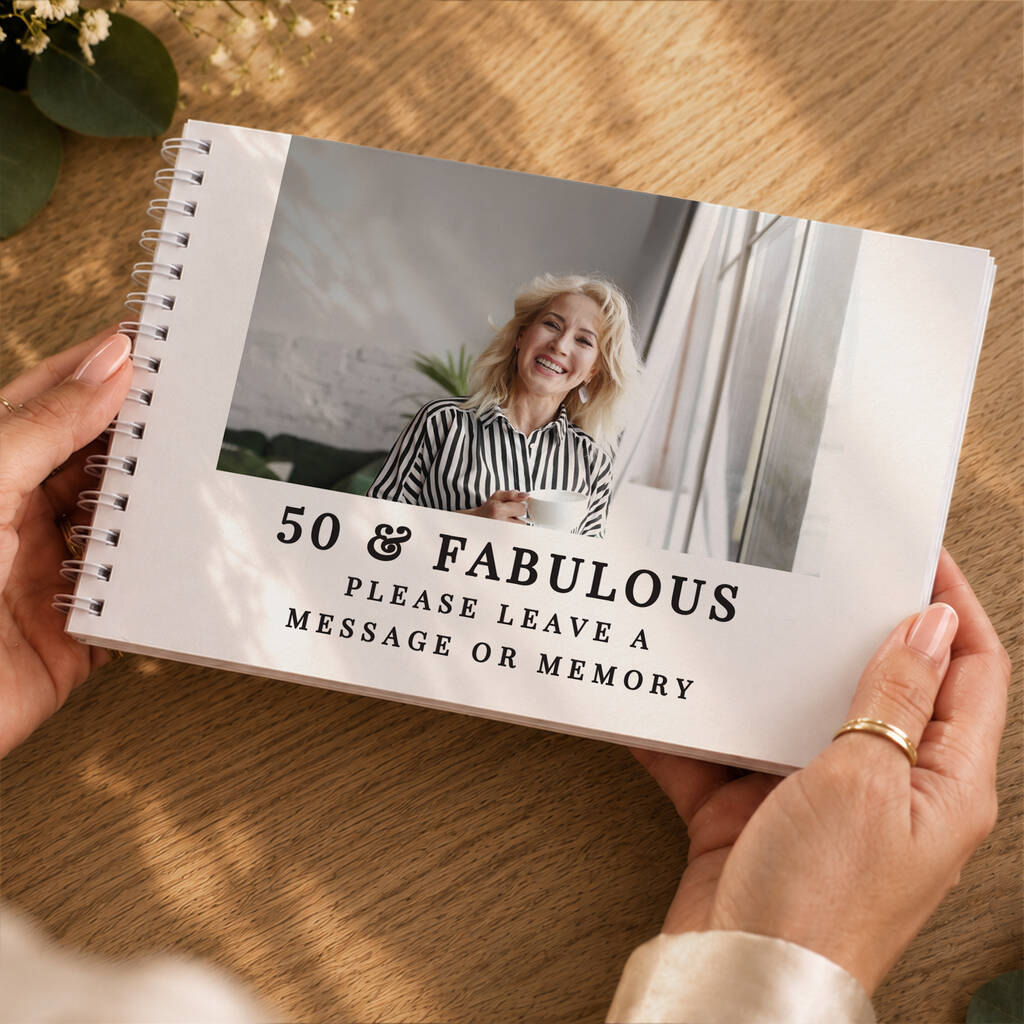 Personalised Birthday Guest Book Album Gift
