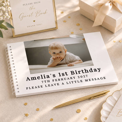 Personalised Birthday Guest Book Album Gift