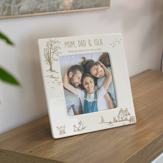 Personalised Ceramic Photo Frame Gift