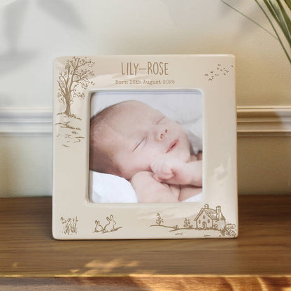 Personalised Ceramic Photo Frame Gift