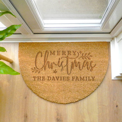 Personalised Christmas Door Mat Welcome Mat Christmas Gifts
