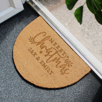 Personalised Christmas Door Mat Welcome Mat Christmas Gifts
