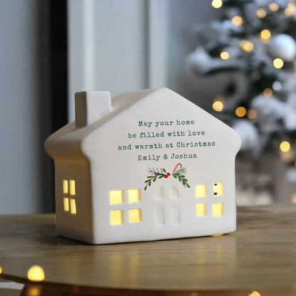 Personalised Christmas House Light Xmas Decoration Gifts