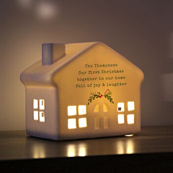 Personalised Christmas House Light Xmas Decoration Gifts