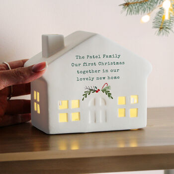 Personalised Christmas House Light Xmas Decoration Gifts