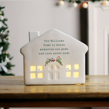 Personalised Christmas House Light Xmas Decoration Gifts