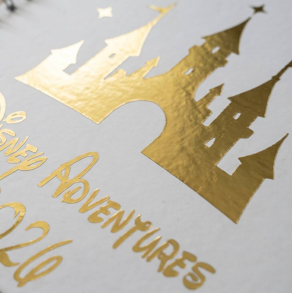 Personalised Disneyland Scrapbook Photo Album