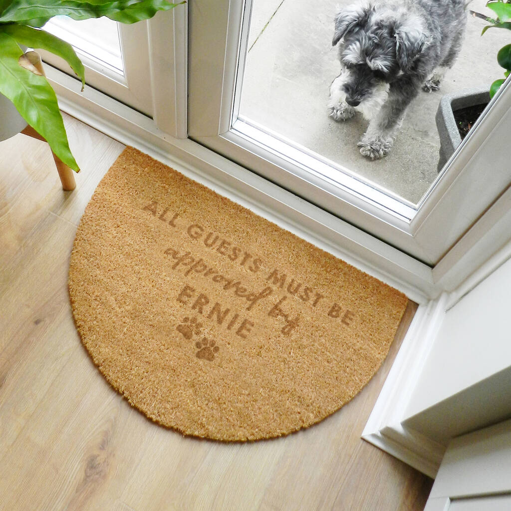 Personalised Dog Door Mat Pet Owner Gifts Housewarming