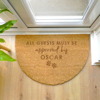 Personalised Dog Door Mat Pet Owner Gifts Housewarming