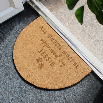 Personalised Dog Door Mat Pet Owner Gifts Housewarming