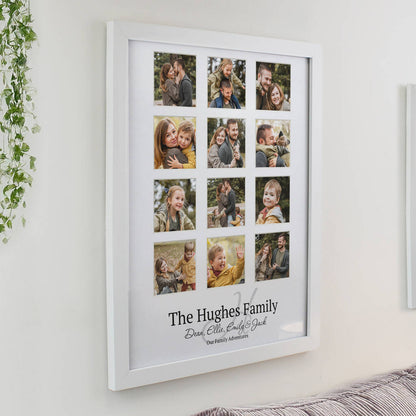 Personalised Family Multi Photo Frame Collage Gift