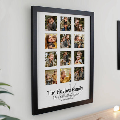 Personalised Family Multi Photo Frame Collage Gift
