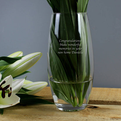 Personalised Flower Vase Corporate Gift