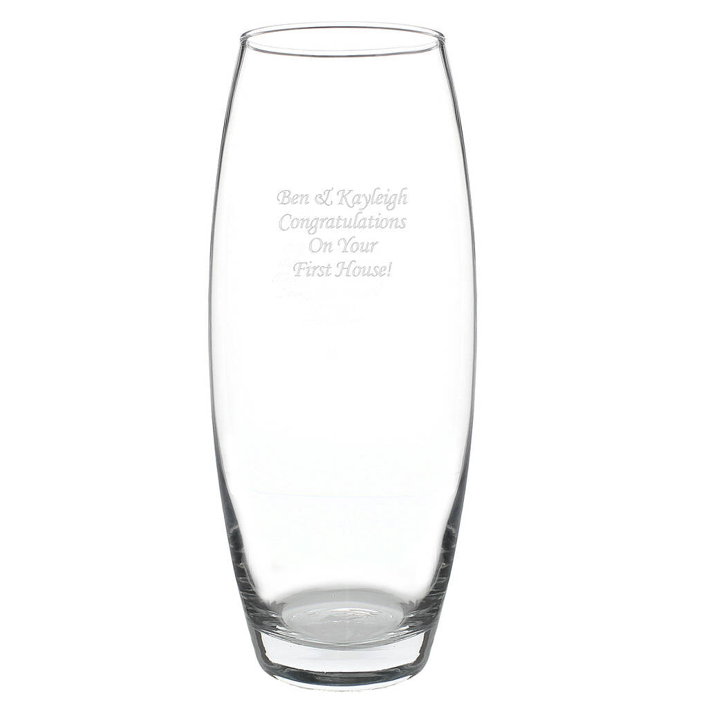 Personalised Flower Vase Corporate Gift
