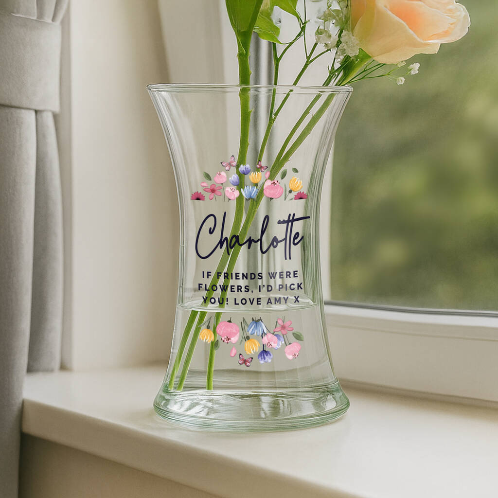 Personalised Flower Vase Gifts For Women