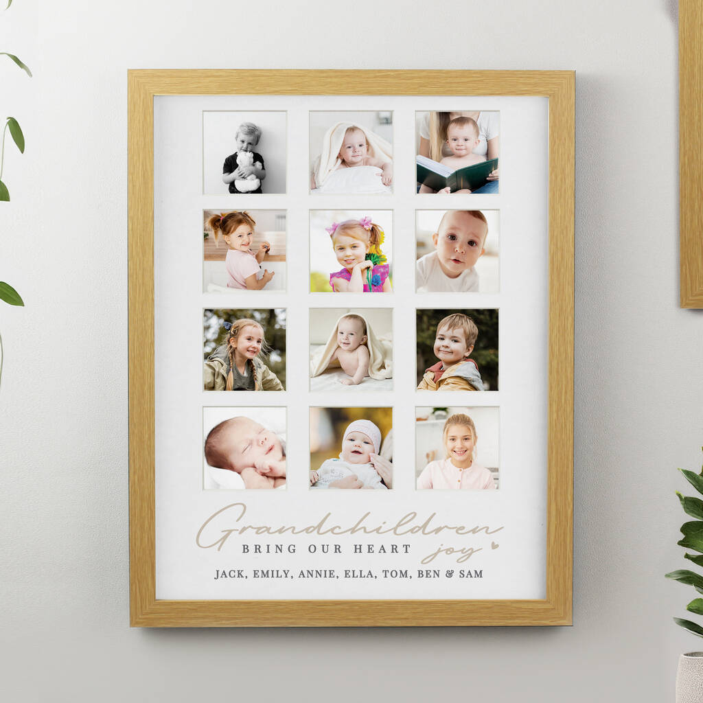 Grandparents Gifts Personalised Grandchildren Photo Frame