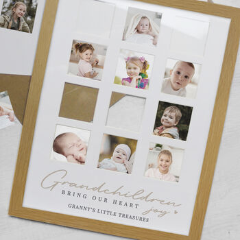 Grandparents Gifts Personalised Grandchildren Photo Frame