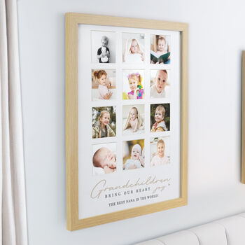 Grandparents Gifts Personalised Grandchildren Photo Frame