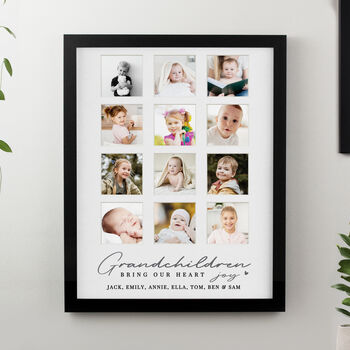 Grandparents Gifts Personalised Grandchildren Photo Frame
