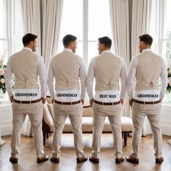 Personalised Groom Boxers Groom Gifts Best Man Proposal