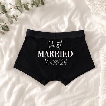 Personalised Groom Boxers Groom Gifts Best Man Proposal