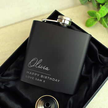 Personalised Groom Hip Flask Best Man Groomsman Gifts