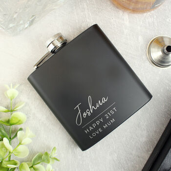 Personalised Groom Hip Flask Best Man Groomsman Gifts