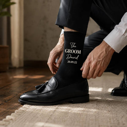 Personalised Groomsmen Gifts Groom Wedding Socks
