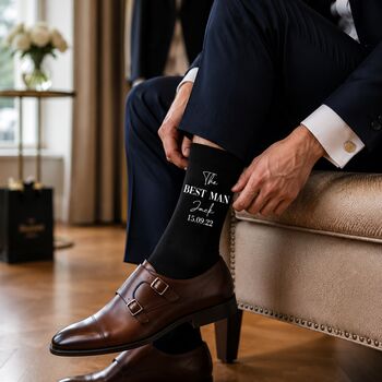 Personalised Groomsmen Gifts Groom Wedding Socks