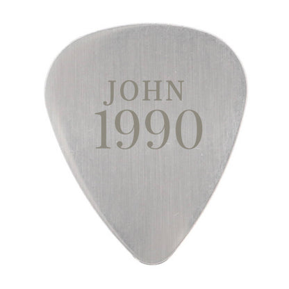 Personalised Guitar Pick Gift