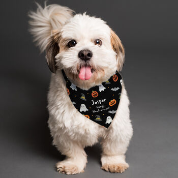 Personalised Halloween Dog Bandana Funny Dog Gifts