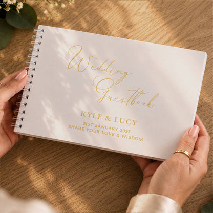 Personalised Wedding Guest Book
