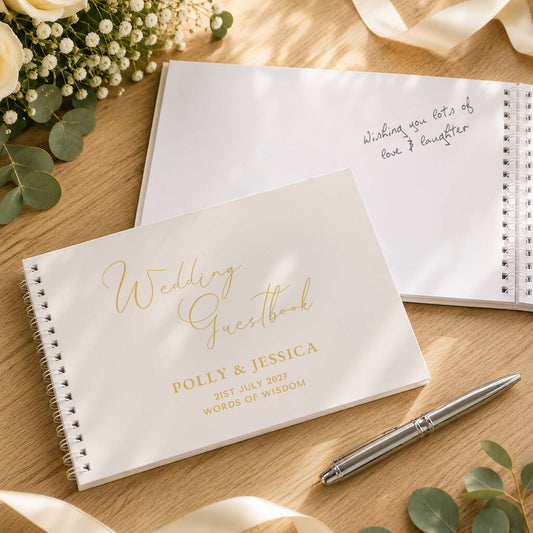 Personalised Wedding Guest Book
