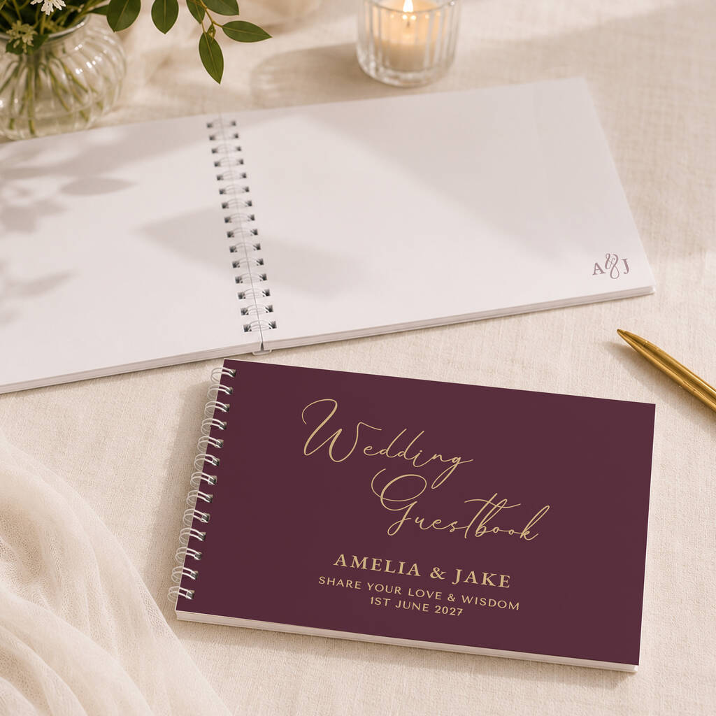 Personalised Wedding Guest Book