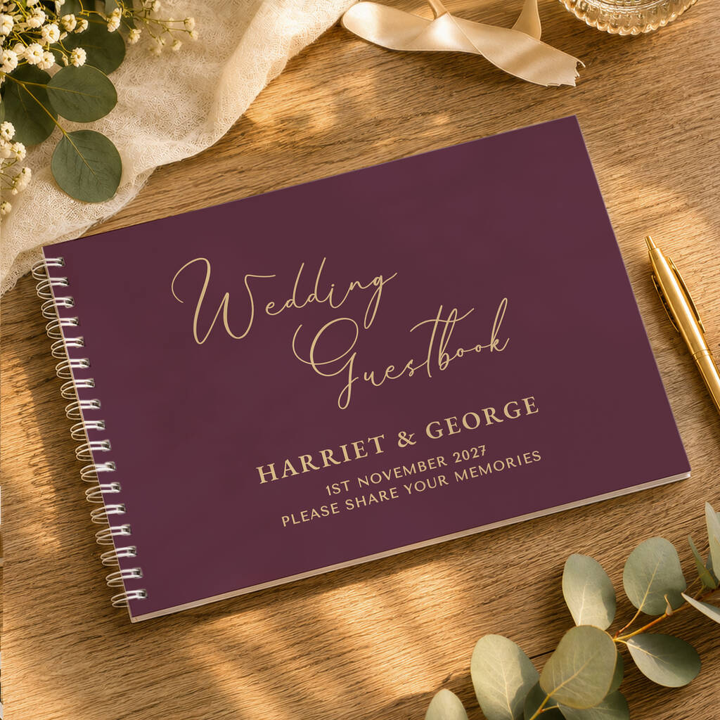 Personalised Wedding Guest Book