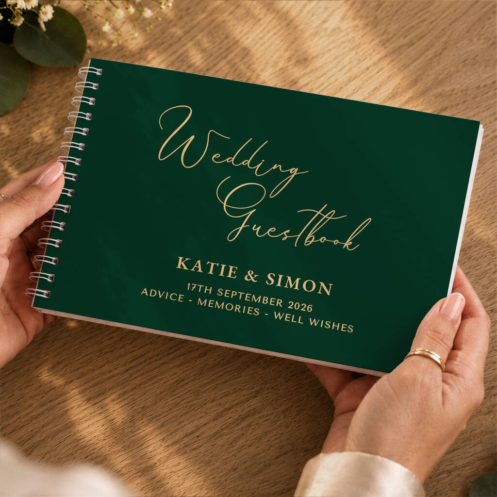 Personalised Wedding Guest Book