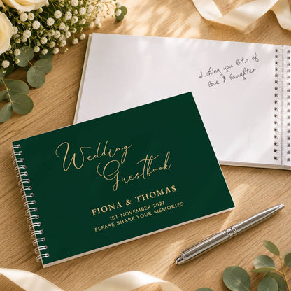 Personalised Wedding Guest Book