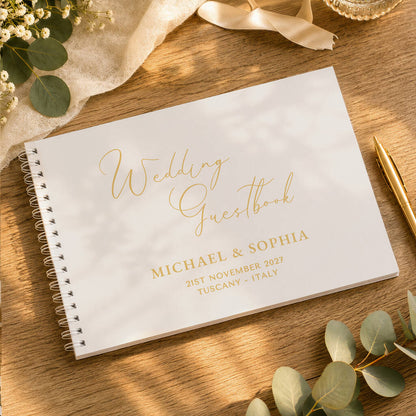 Personalised Wedding Guest Book