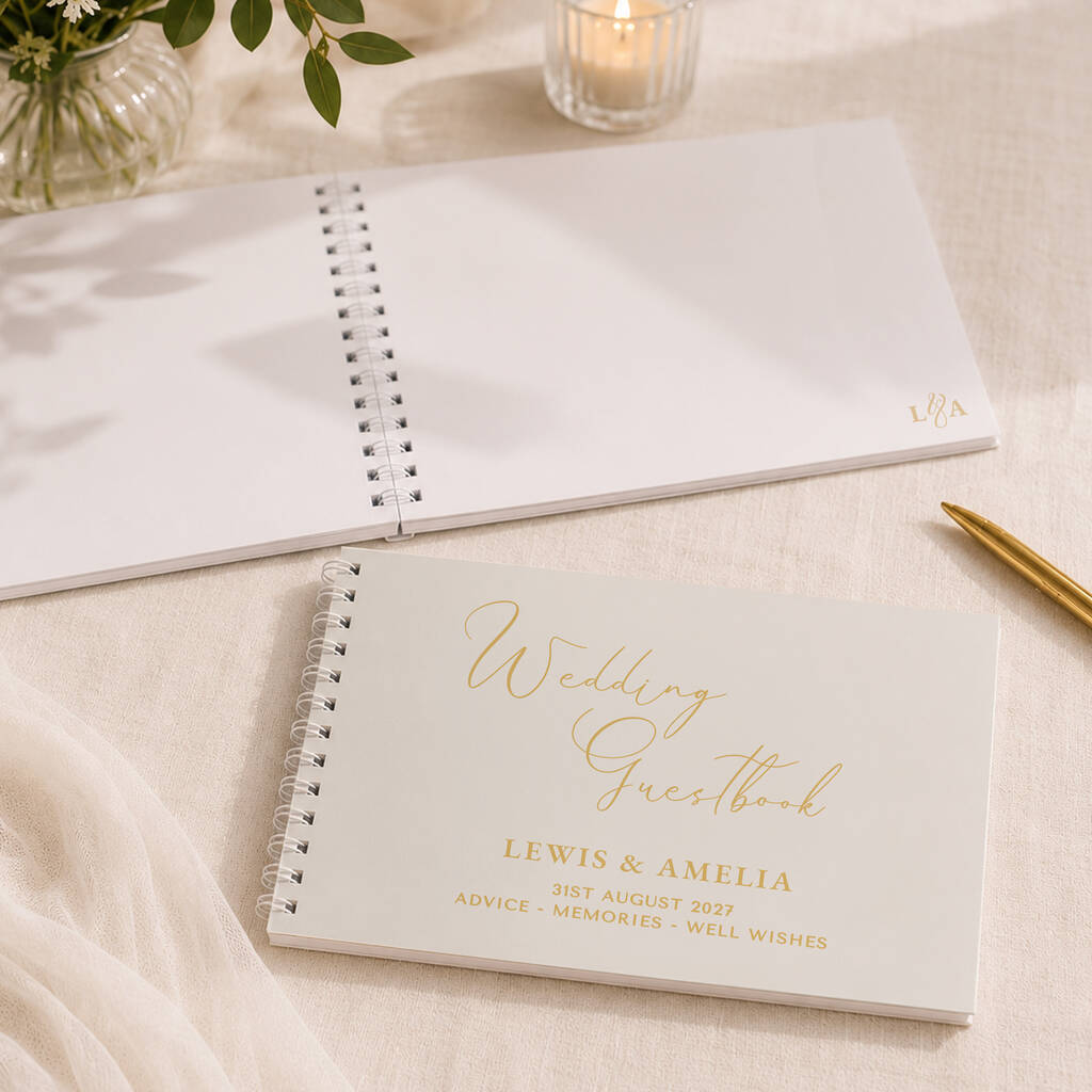 Personalised Wedding Guest Book