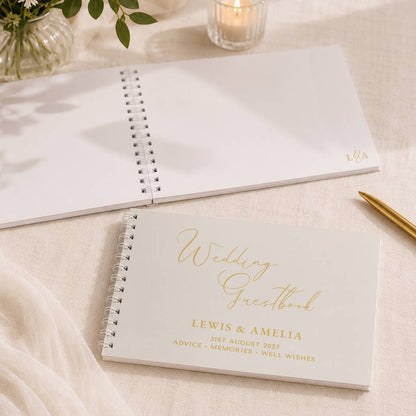 Personalised Wedding Guest Book