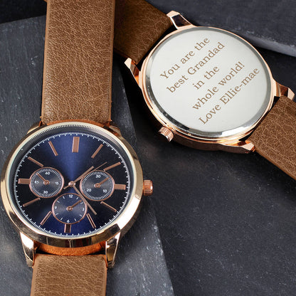 Personalised Men's Wrist Watch Gifts For Him