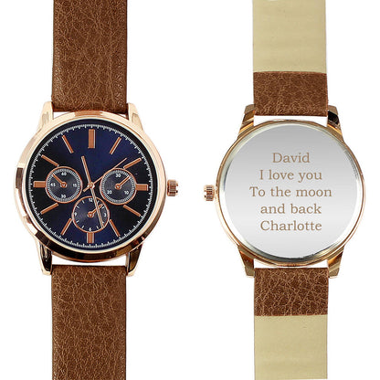 Personalised Men's Wrist Watch Gifts For Him