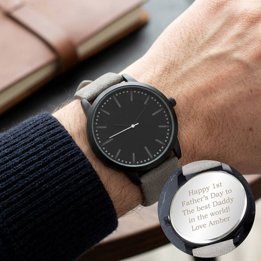 Personalised Mens Wrist Watch Gifts For Him